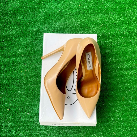 STEVE MADDEN Proto Blush Leather Pump Heels Size 7.5 - Picture 4 of 4